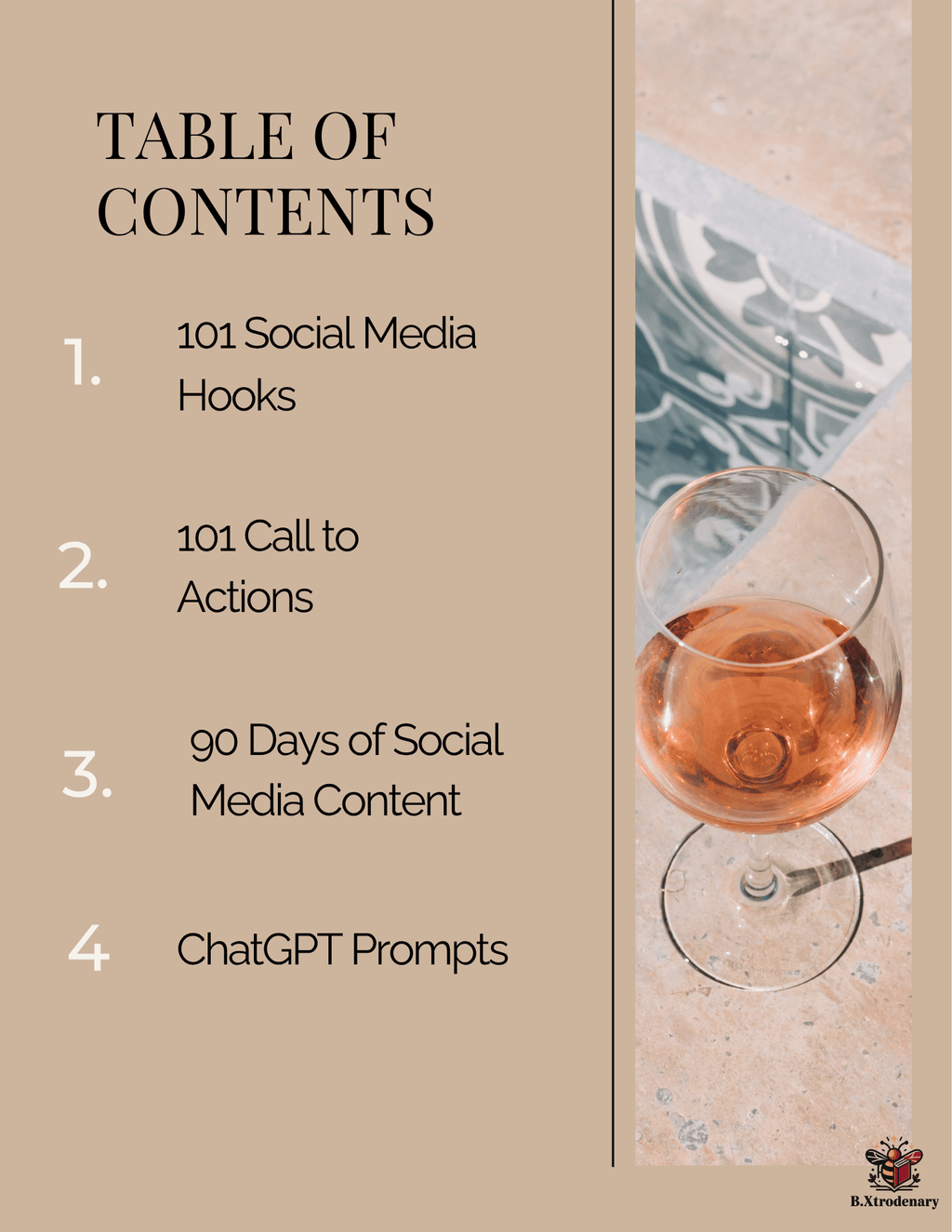 Social Media Content Guide | 100+ Hooks, 90-Day Content Plan & 300+ AI Prompts | Digital Download