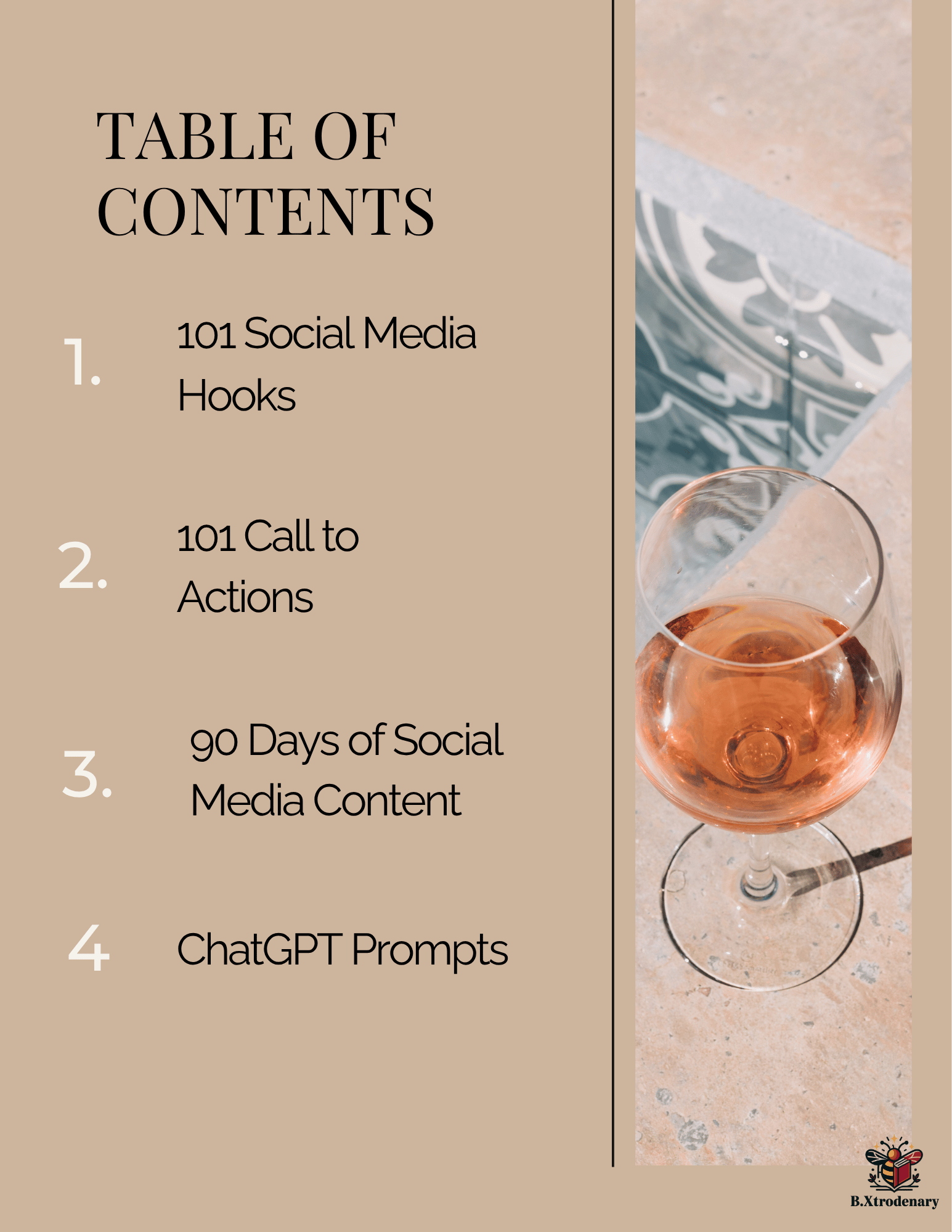 Social Media Content Guide | 100+ Hooks, 90-Day Content Plan & 300+ AI Prompts | Digital Download