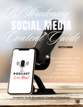 Social Media Content Guide | 100+ Hooks, 90-Day Content Plan & 300+ AI Prompts | Digital Download