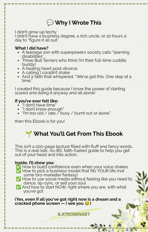 Stuck, Scared, Starting Anyway? | Beginner's Guide to Starting an Online Business | Digital Download