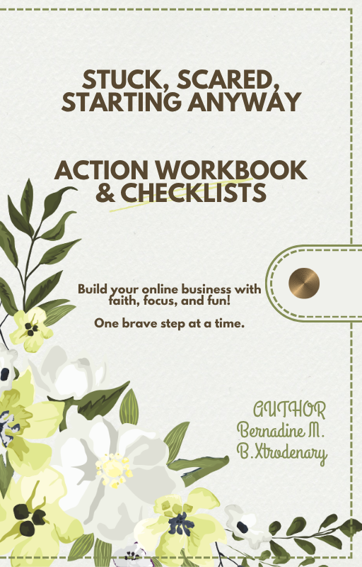 Stuck, Scared, Starting Anyway? | Beginner's Guide to Starting an Online Business | Digital Download