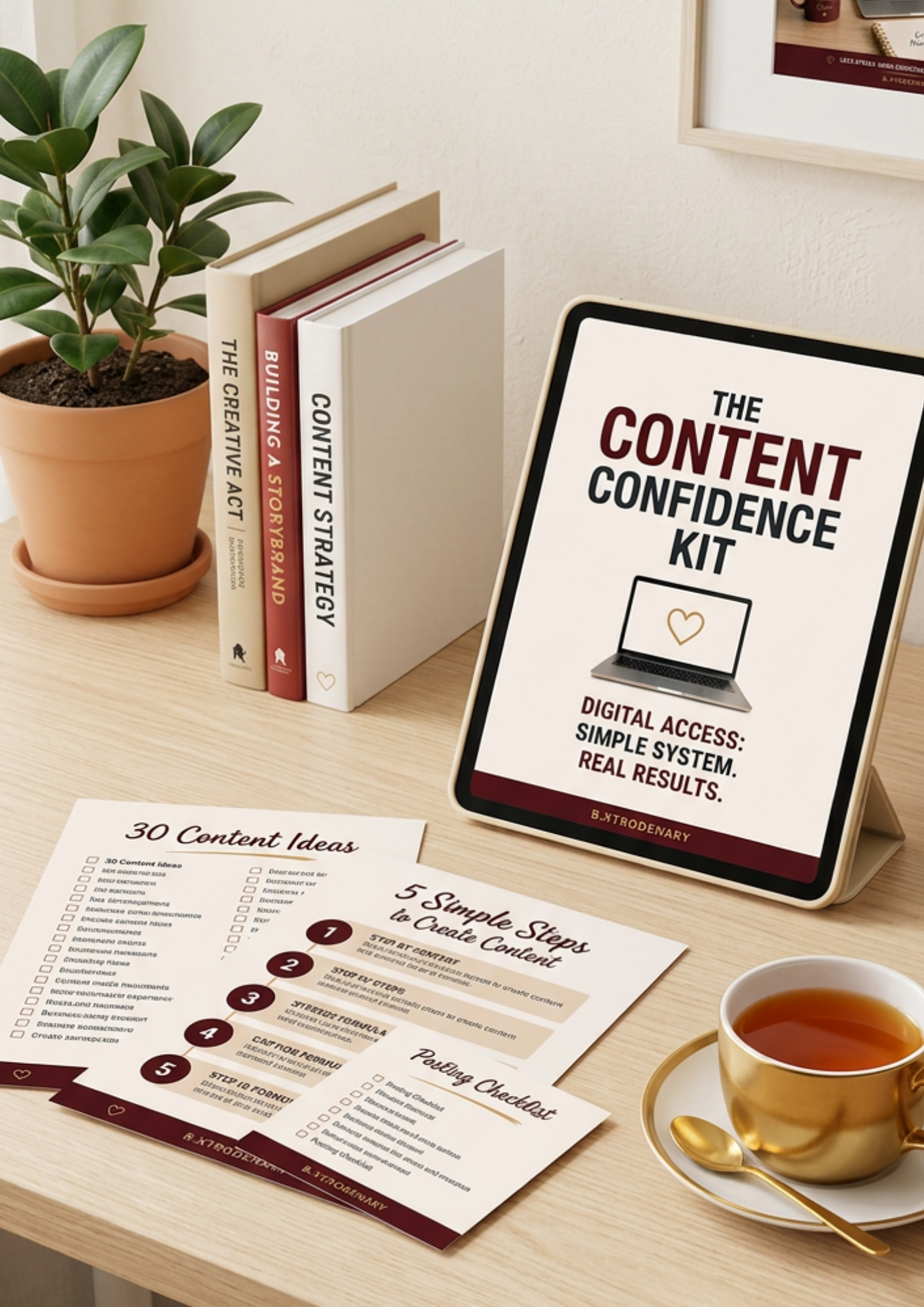 The Content Confidence Kit | Create Content Without the Stress | Social Media Guide | Digital Download