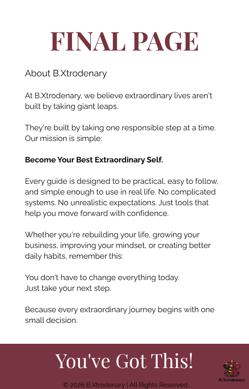 The Extraordinary Focus Reset | Productivity Guide & Printable Workbook | Digital Download